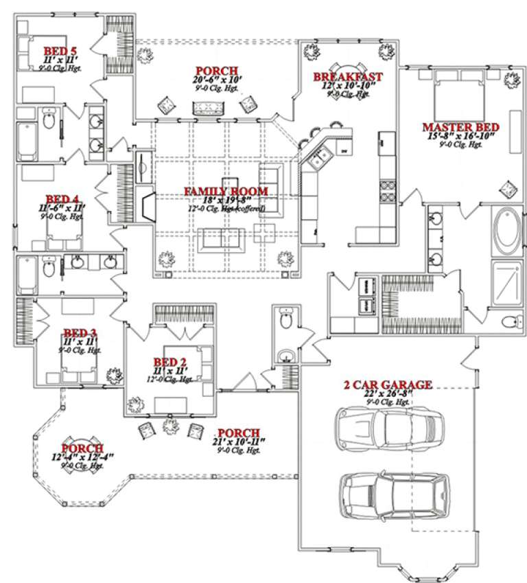 House Plan House Plan #15734 Drawing 1
