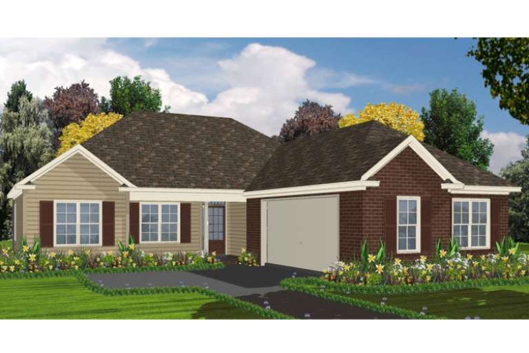 Traditional House Plan #1070-00202 Elevation Photo