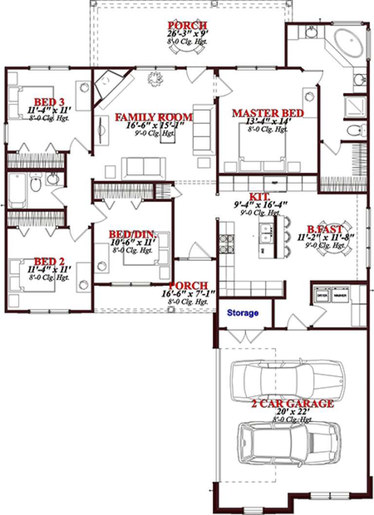 House Plan House Plan #15736 Drawing 1