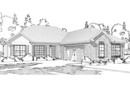 Traditional House Plan #1070-00203 Elevation Photo