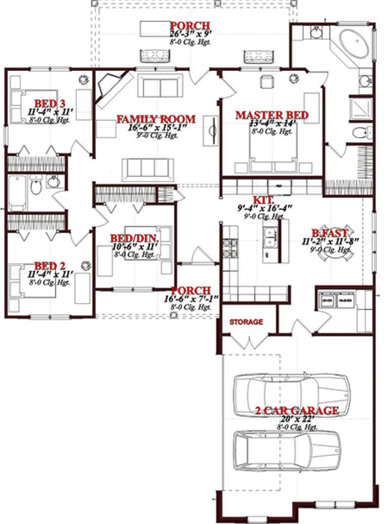 House Plan House Plan #15737 Drawing 1