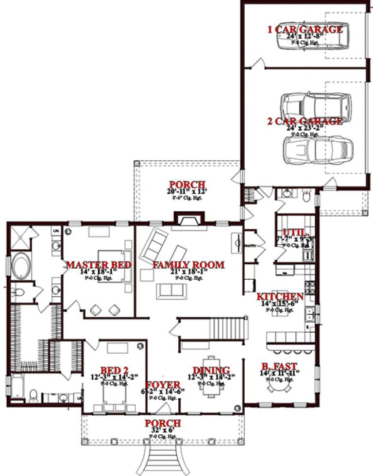 House Plan House Plan #15740 Drawing 1