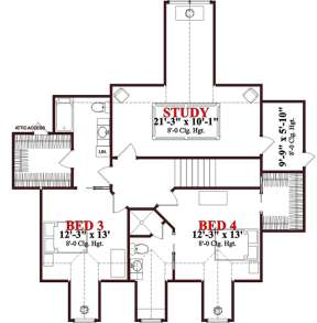 Floorplan 2 for House Plan #1070-00206