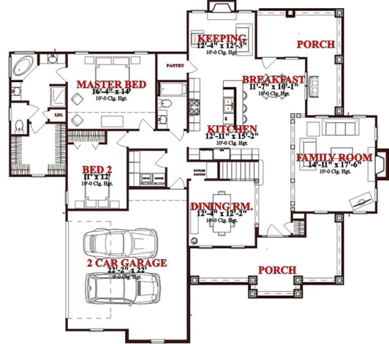 House Plan House Plan #15743 Drawing 1