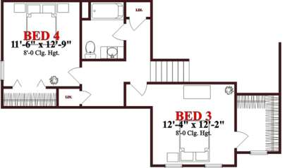 Floorplan 2 for House Plan #1070-00209