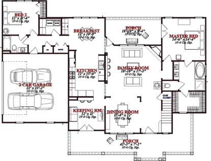 Floorplan 1 for House Plan #1070-00210