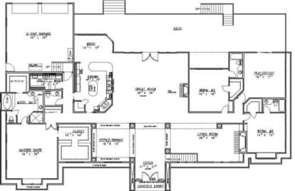 Floorplan for House Plan #039-00273