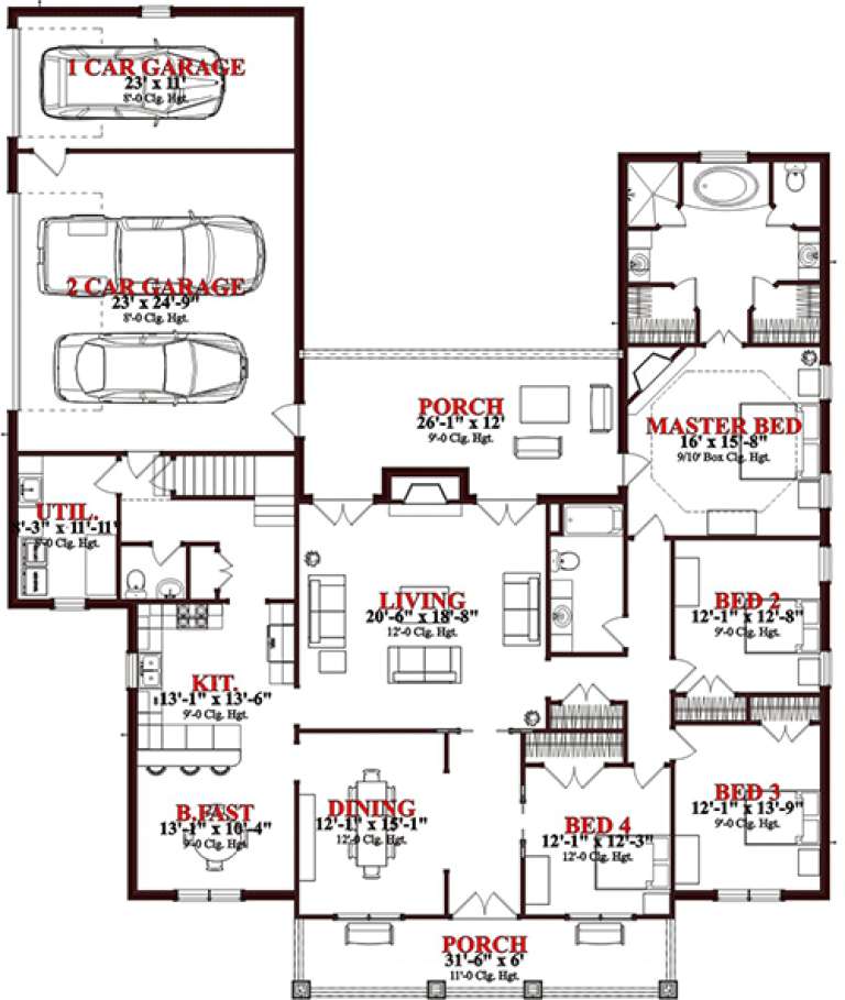 House Plan House Plan #15751 Drawing 1
