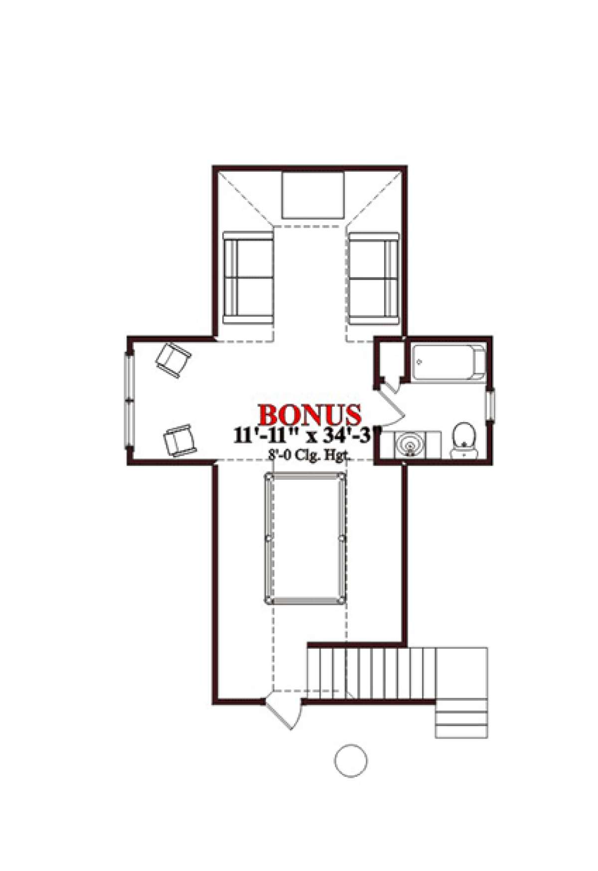 Floorplan 2 for House Plan #1070-00217