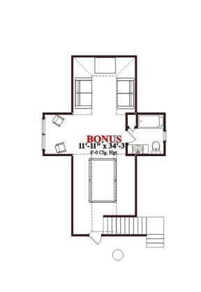 Floorplan 2 for House Plan #1070-00217
