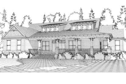 Country House Plan #1070-00219 Elevation Photo