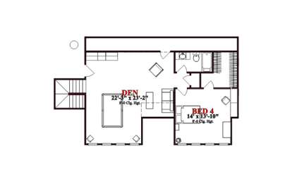 Floorplan 2 for House Plan #1070-00219