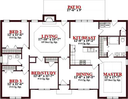 Floorplan1 for House Plan #1070-00220