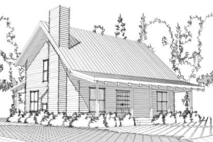 Ranch House Plan #1070-00222 Elevation Photo