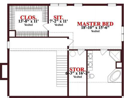 Floorplan 2 for House Plan #1070-00222