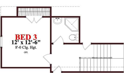 Floorplan 2 for House Plan #1070-00224