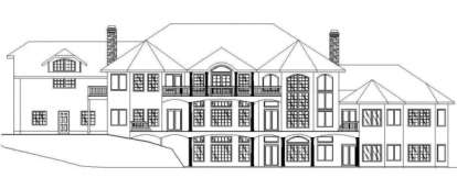 6 Bed, 6 Bath, 10565 Square Foot House Plan - #039-00274