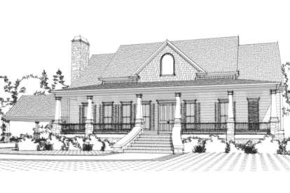 Ranch House Plan #1070-00231 Elevation Photo