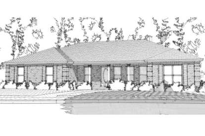 3 Bed, 2 Bath, 2042 Square Foot House Plan - #1070-00233