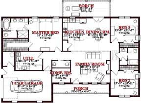 Floorplan 1 for House Plan #1070-00233