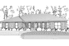 Ranch House Plan #1070-00234 Elevation Photo