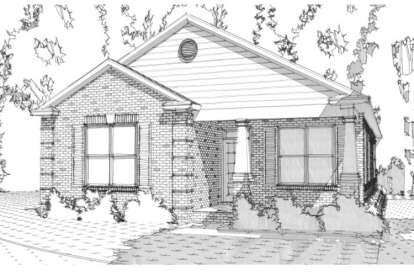 Traditional House Plan #1070-00237 Elevation Photo