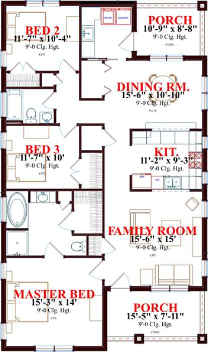House Plan House Plan #15771 Drawing 1