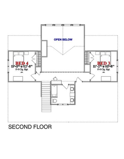 Floorplan 2 for House Plan #1070-00240