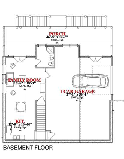 Floorplan 3 for House Plan #1070-00240