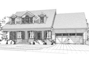 Ranch House Plan #1070-00241 Elevation Photo