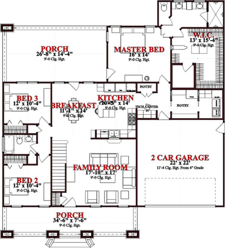 House Plan House Plan #15775 Drawing 1