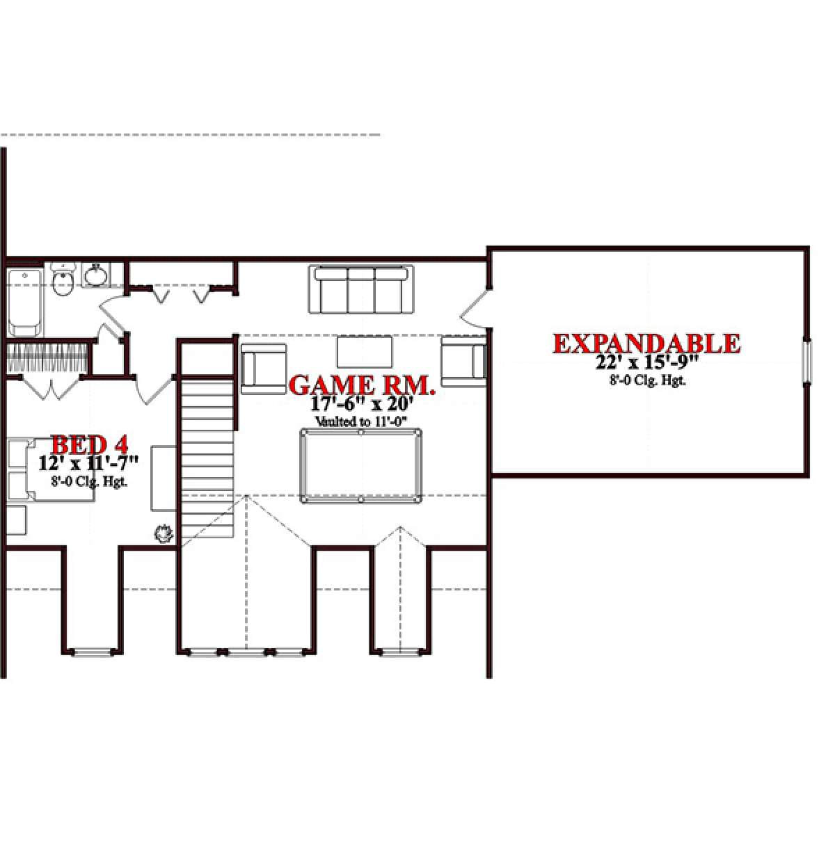 Floorplan 2 for House Plan #1070-00241
