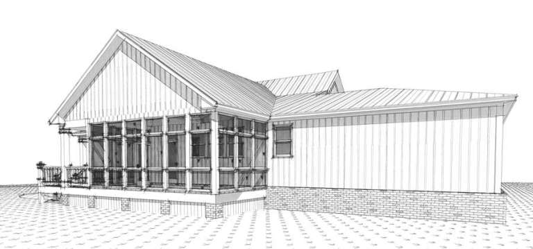 Ranch House Plan #1070-00242 Elevation Photo