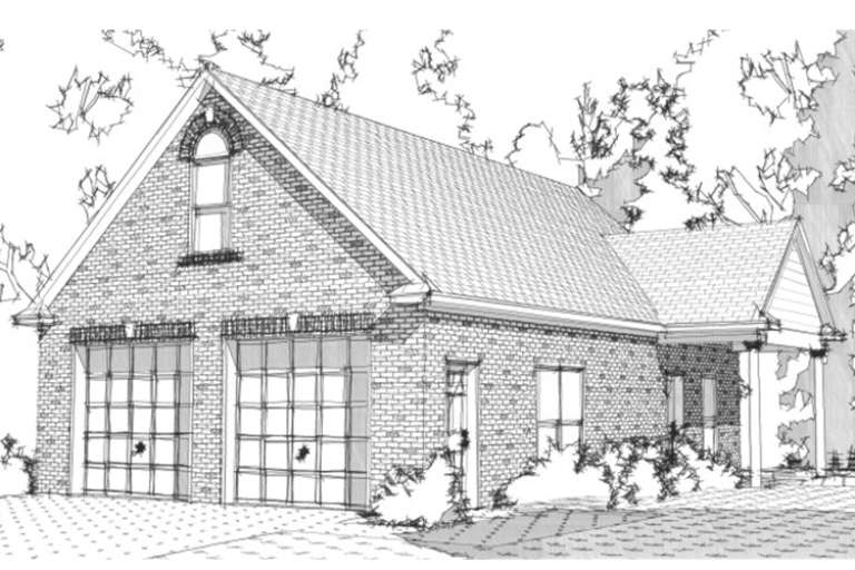Traditional House Plan #1070-00243 Elevation Photo