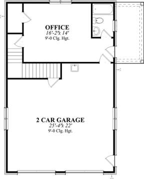 Floorplan 1 for House Plan #1070-00243