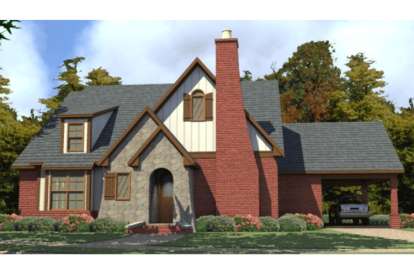 Tudor House Plan #1070-00244 Elevation Photo