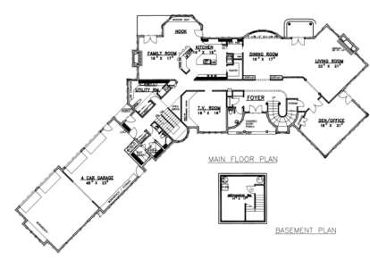 House Plan House Plan #1578 Drawing 1