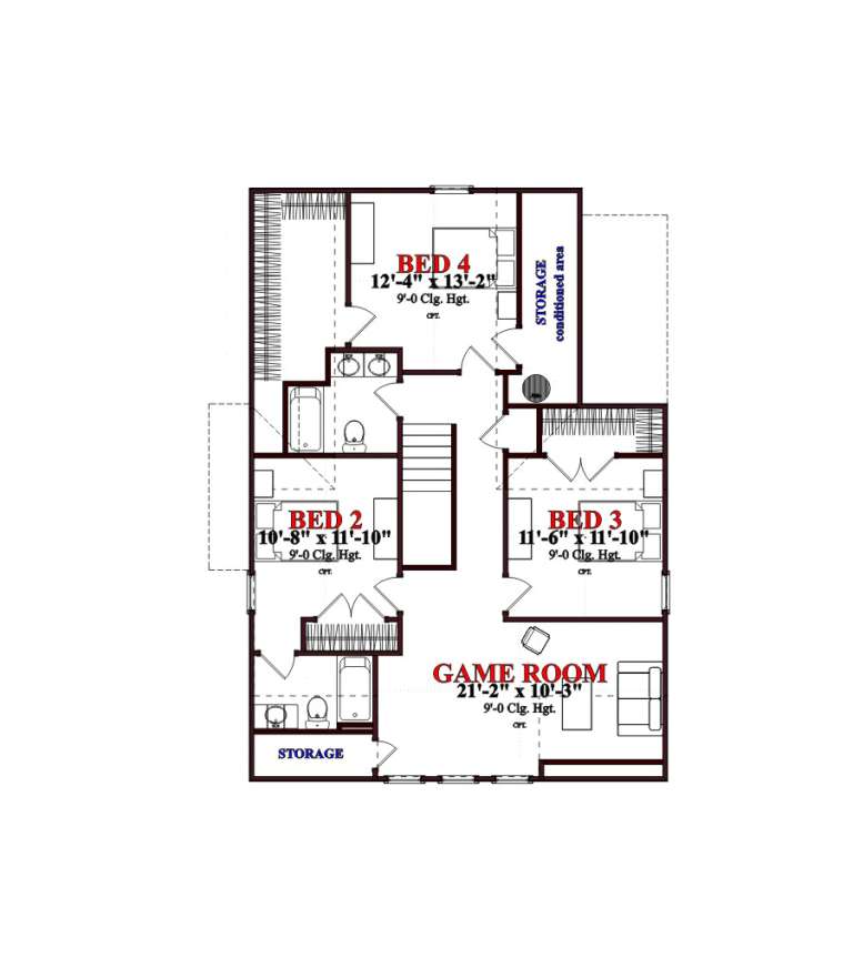 House Plan House Plan #15780 Drawing 2
