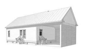 Historical House Plan #1070-00252 Elevation Photo