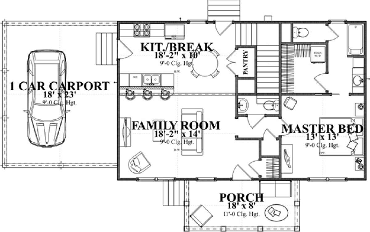 Main Floor for House Plan #1070-00252