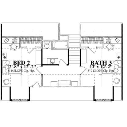 Floorplan 2 for House Plan #1070-00253