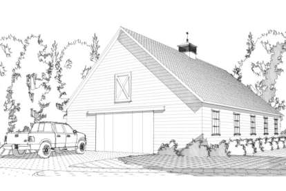 Country House Plan #1070-00256 Elevation Photo