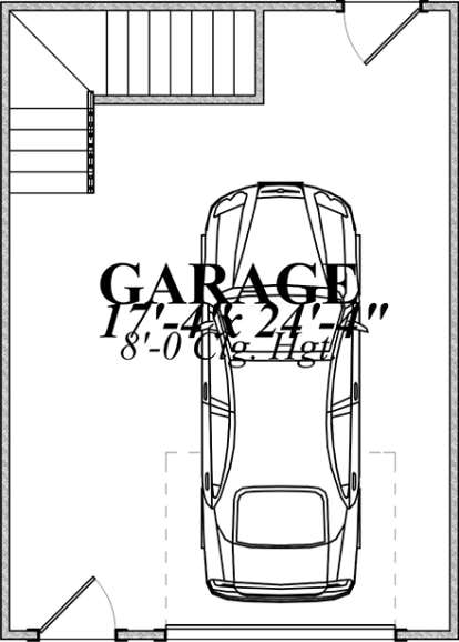 Floorplan 1 for House Plan #1070-00262