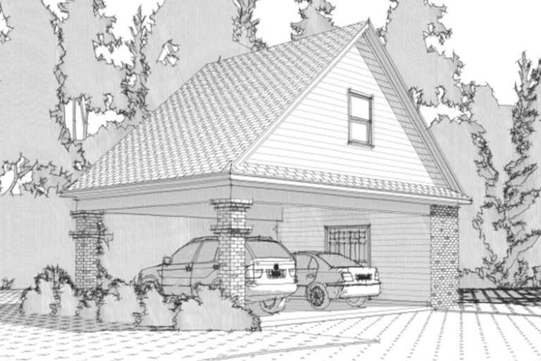 Traditional House Plan #1070-00263 Elevation Photo