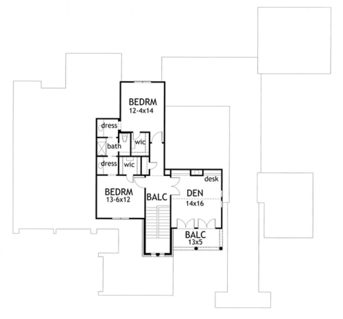 Floorplan 2 for House Plan #9401-00020