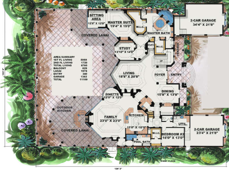 House Plan House Plan #15802 Drawing 1