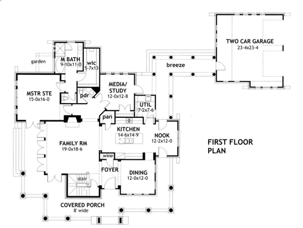 Main Floor for House Plan #9401-00022