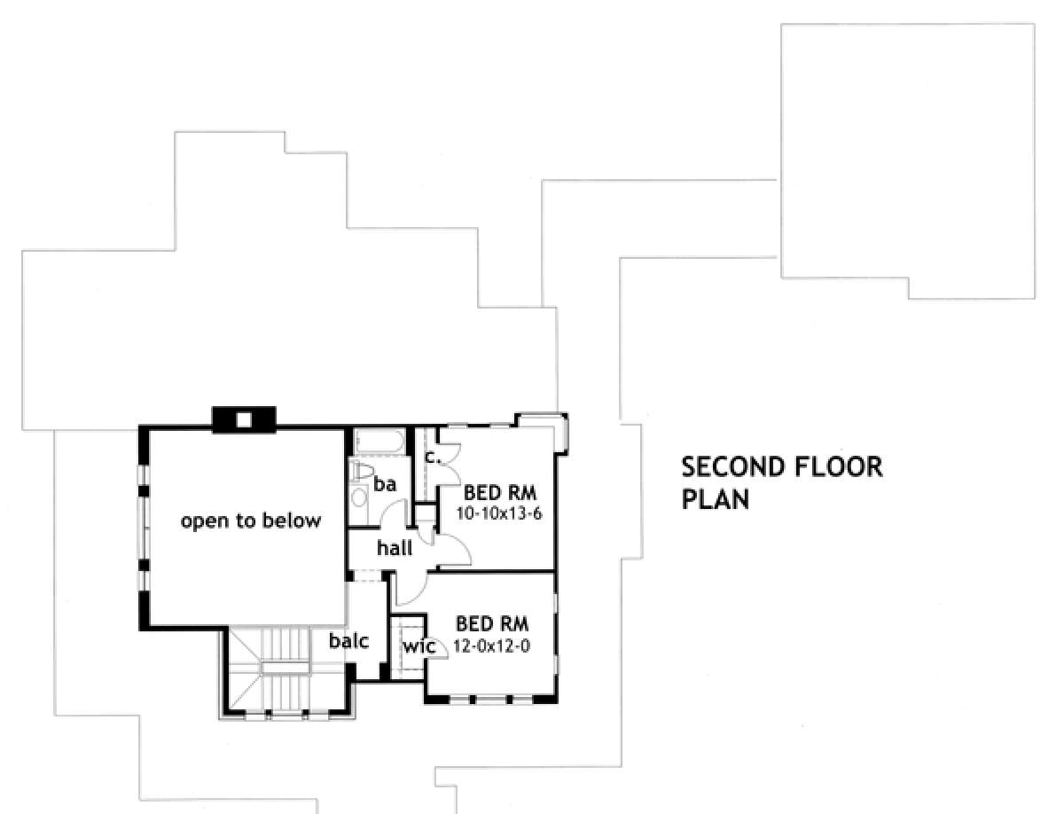Second Floor for House Plan #9401-00022