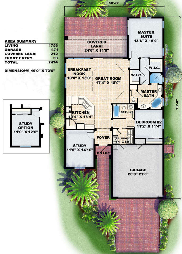 House Plan House Plan #15807 Drawing 1