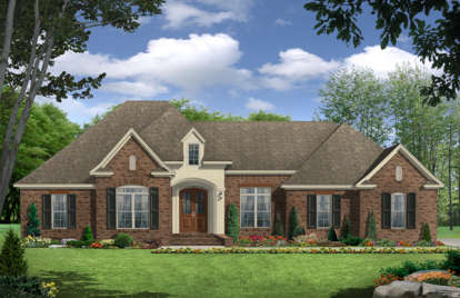 Traditional House Plan #348-00214 Elevation Photo